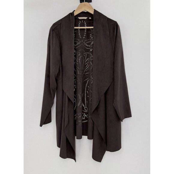 Soft Surroundings Jackets & Blazers - Soft Surroundings Plus Size Faux Suede Jacket Cutout Jacket 3x Western Boho